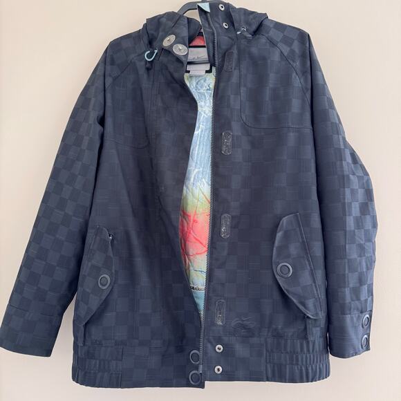 Nike Other - Nike 6.0 All Black Checkered Jacket Coat